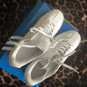 White Adidas Samoa